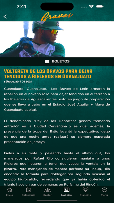 Bravos de León Oficial Screenshot