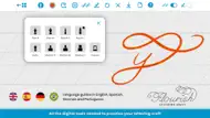 Calligraphy Tracing - Flourish iphone bilder 0