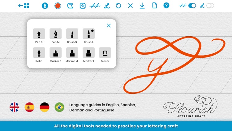 Calligraphy Tracing - Flourish
