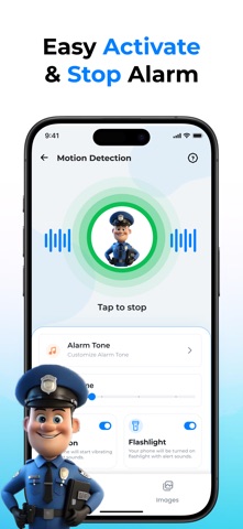Don't Touch My Phone: Siren iPhone screenshot