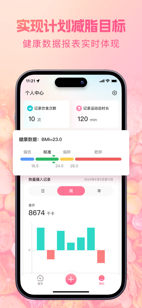 轻食记-轻断食卡路里热量计算器 screenshot 3