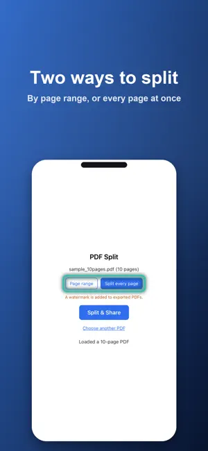 PDF Split & Extract screenshot 2