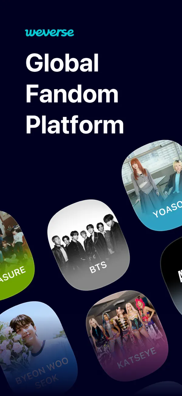 Screenshot #1 pour Weverse: Connect with Artists