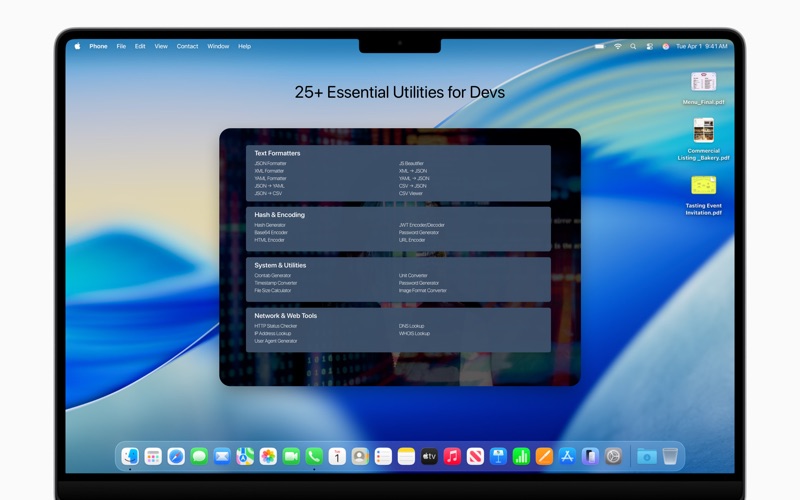 App screenshot