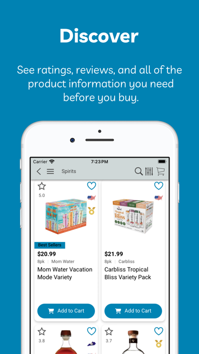 Pour Vous Wine Spirits & Beer iPhone screenshot 3 - Shopping app