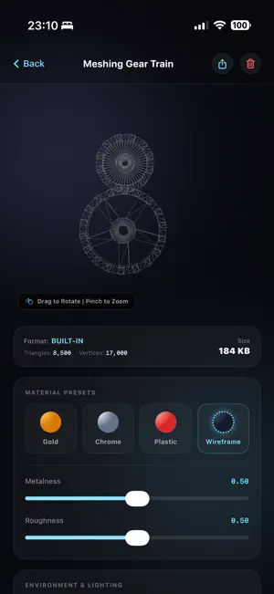 MeshView - 3D & VR Viewer screenshot 2