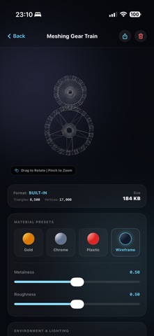 MeshView - 3D & VR Viewer Screenshot 2 of 3