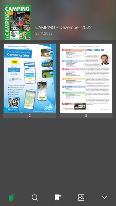 CAMPING-E-Paper Screenshot