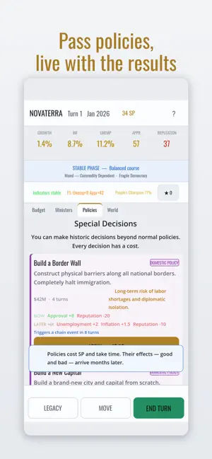 Sovereign: Nation Simulator screenshot 4