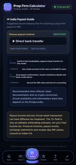 Prop Firm Calculator screenshot 3