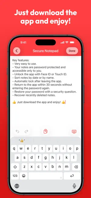 Secure Notepad screenshot 3