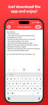 Secure Notepad: Screenshot 3 von 4