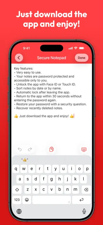 Secure Notepad: Screenshot 3 von 4