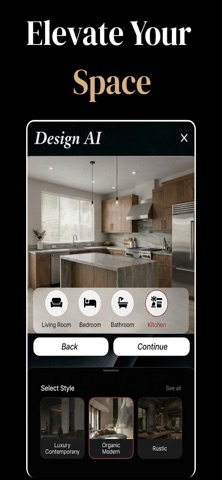 Design AI - Home & Space iPhone screenshot