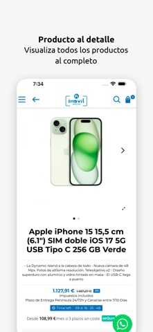 Imovil Canarias screenshot