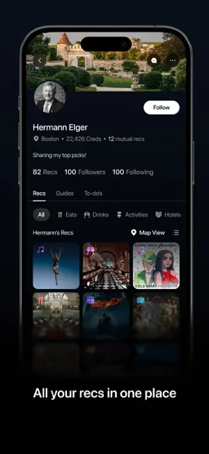 Verified Recs screenshot 1