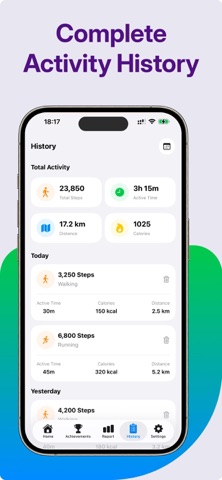 Step Tracker Pedometer Stepsio screenshot