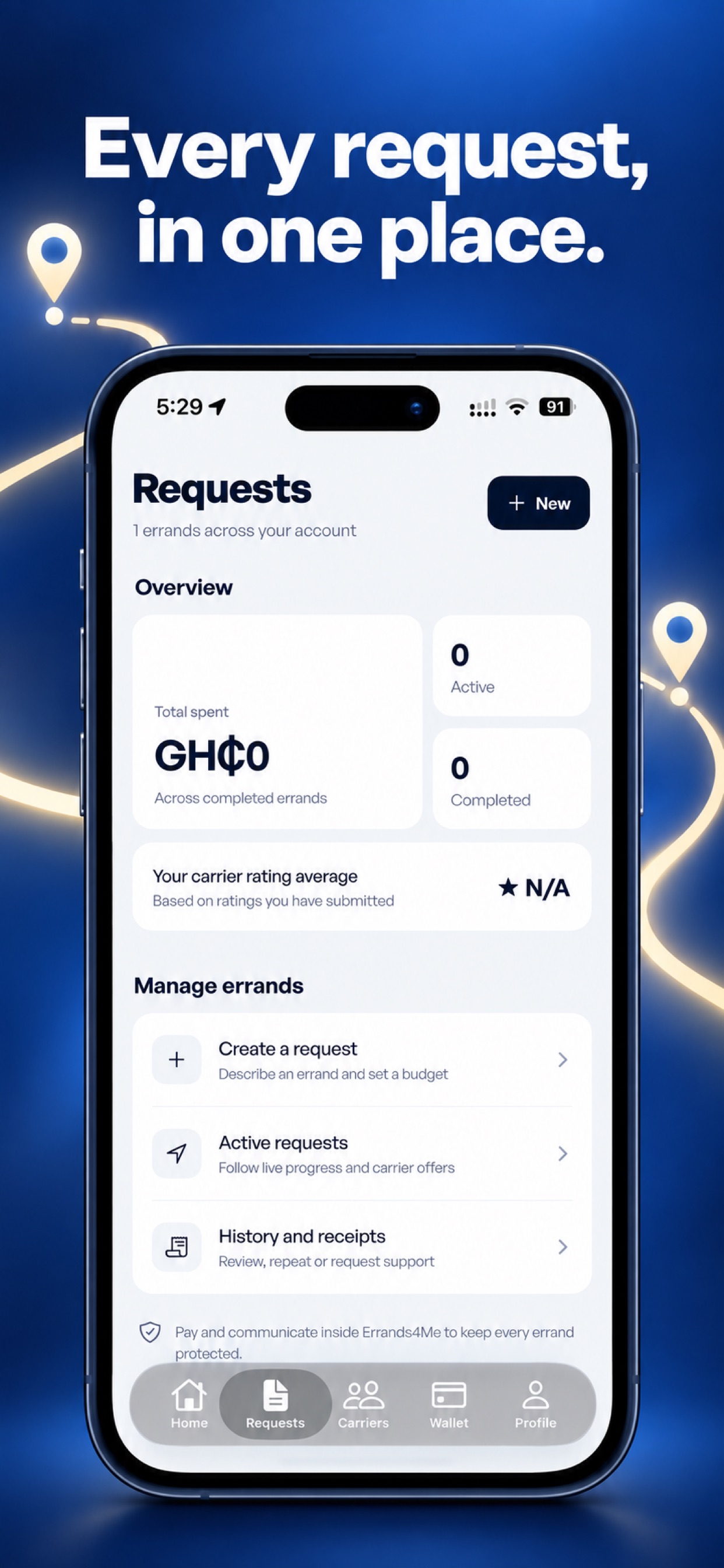 Screenshot 5 of Errands4Me – Get Errands Done
