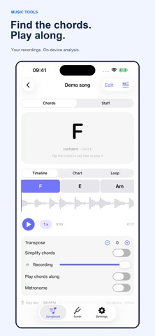 Music Tools: Chord Detector screenshot 1