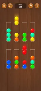 Wooden Ball Sort screenshot #3 for iPhone