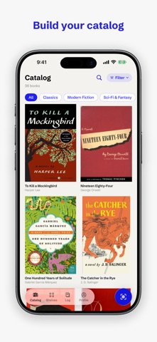 Book Catalog: Bookshelf Screenshot 1 of 4