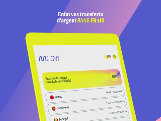 MONI Envoi d'argent & rechargeのおすすめ画像2