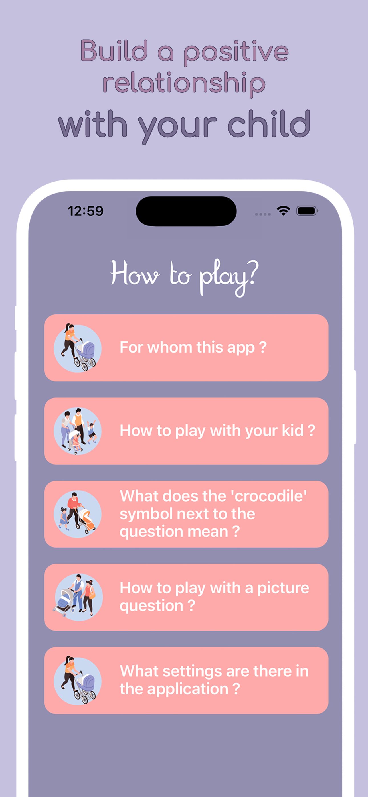 Ask Your Child: Questions Game