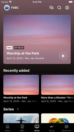 Fork Shoals Baptist Church screenshot 2