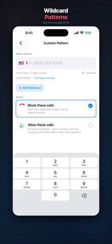 Phone Spam Pattern Blocker Screenshot 2 of 10