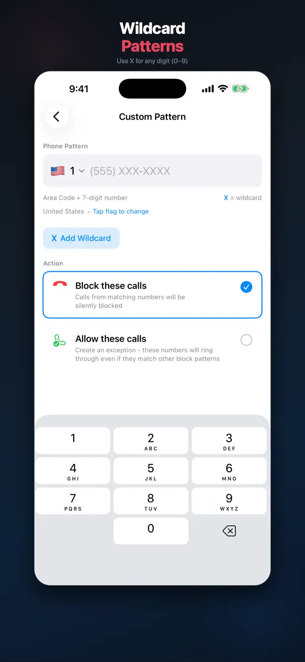 Screenshot #2 pour Phone Spam Pattern Blocker
