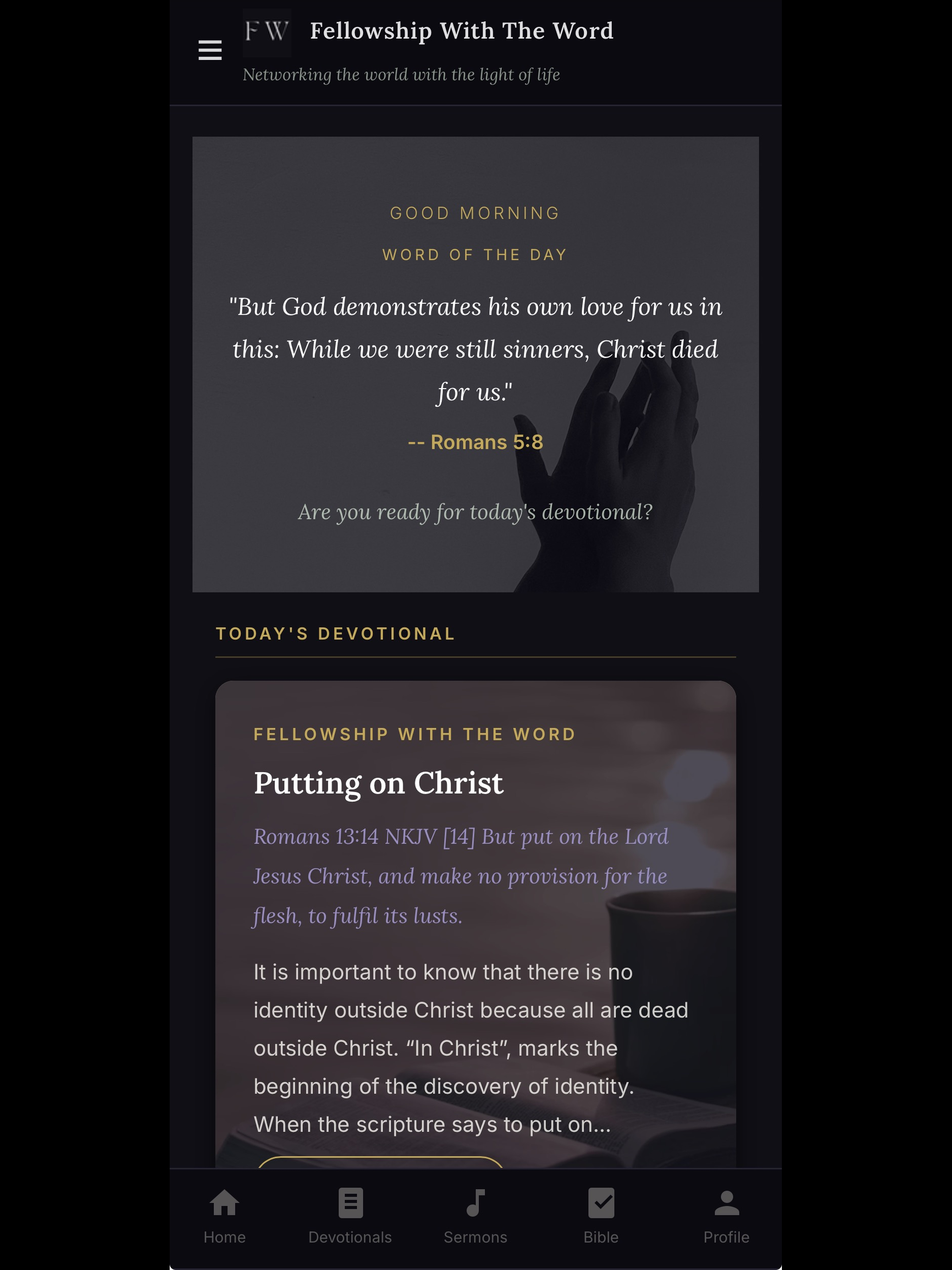 Fellowship With The Word screenshot 8