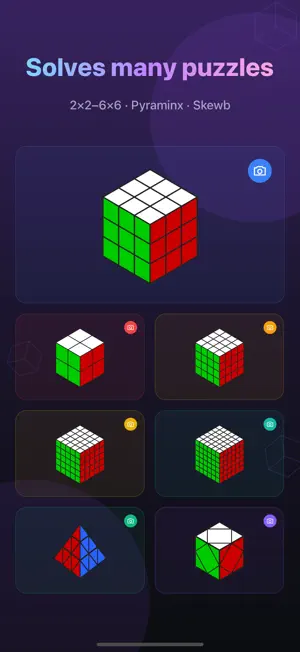 Cube Solver - 50+ Puzzles screenshot 2