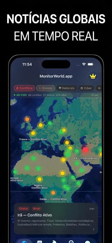 World Monitor App screenshot 5 of 10