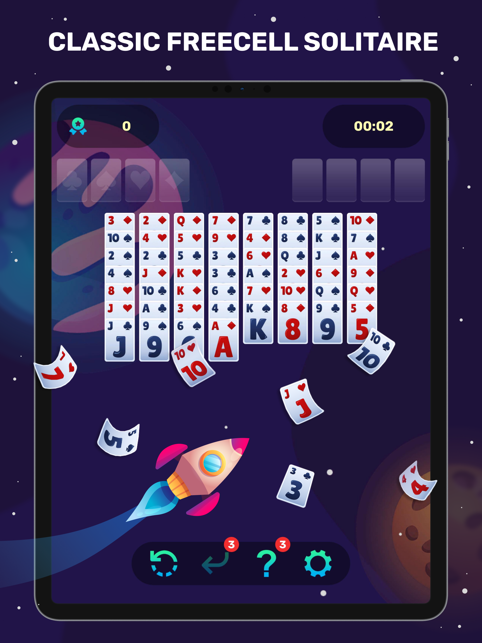 FreeCell Cards: Classic Game screenshot 6