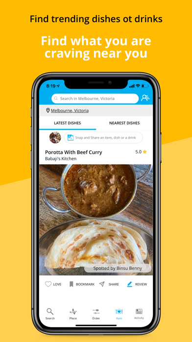 KRAVEiN:Snap or find best food Screenshot