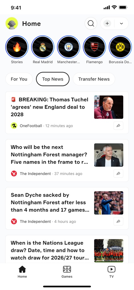 OneFootball: All Soccer Scores - News & Stories Hub
