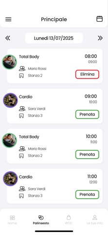 BeReady Palestra screenshot