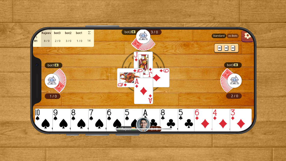 #4. Callbreak : Card game (iOS) 由: Teslatech