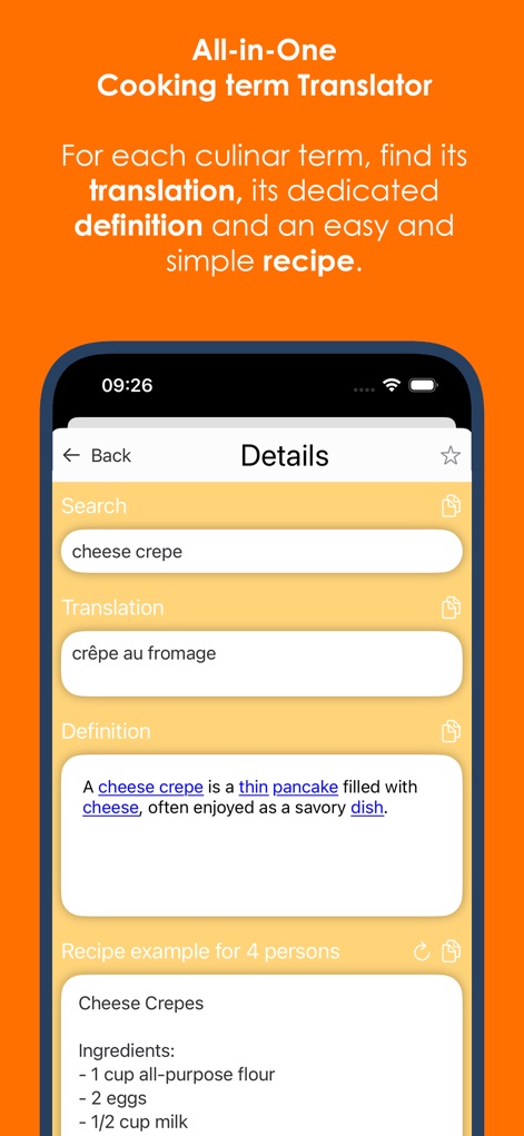 Dictionary of cooking terms - Food & Drink App | MWM