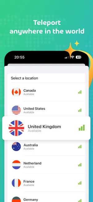 Teleporti screenshot 2