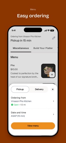 Vinason Pho Kitchen iPhone screenshot