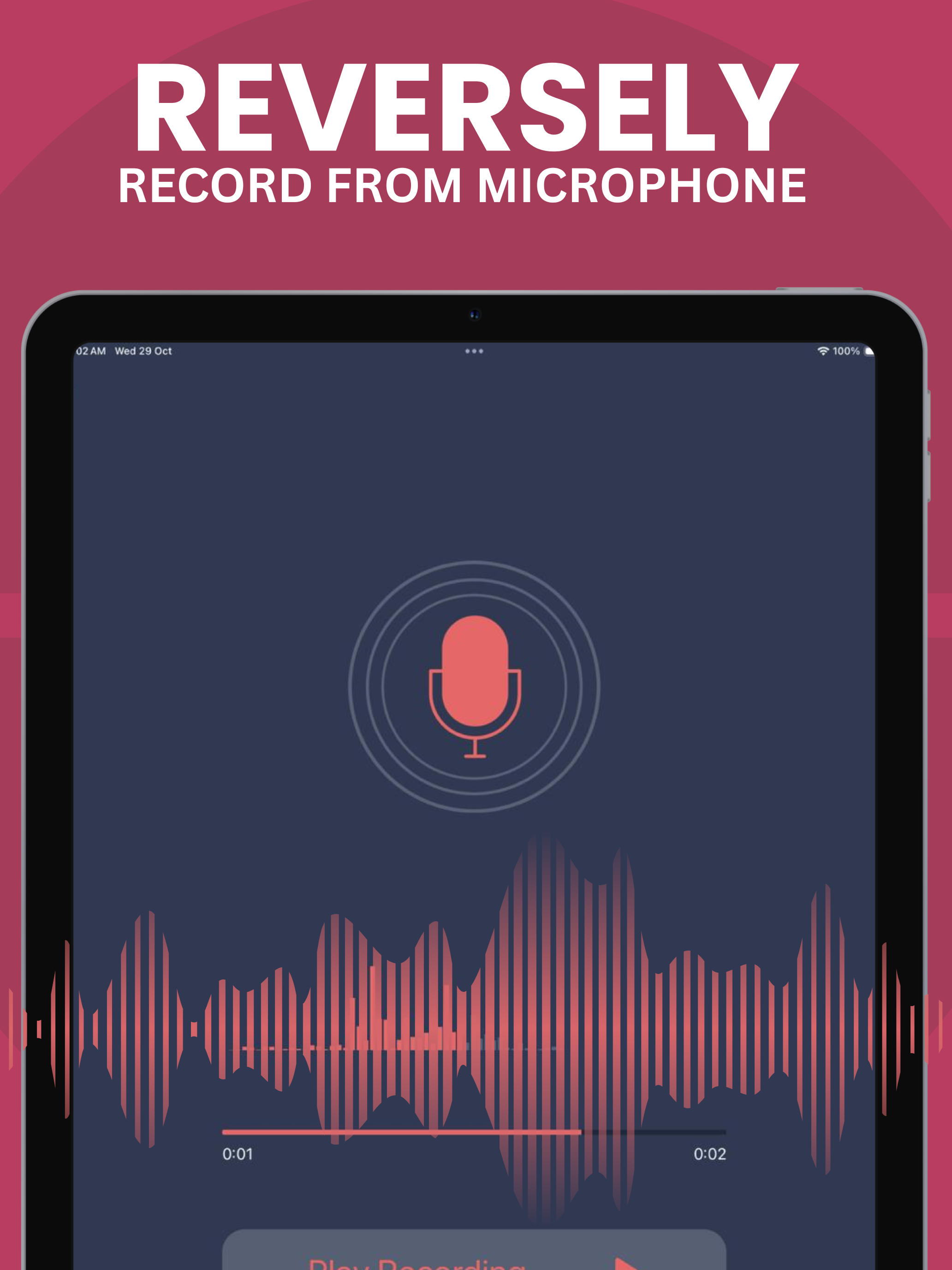 Reversly : Reverse Audio Voice screenshot 5