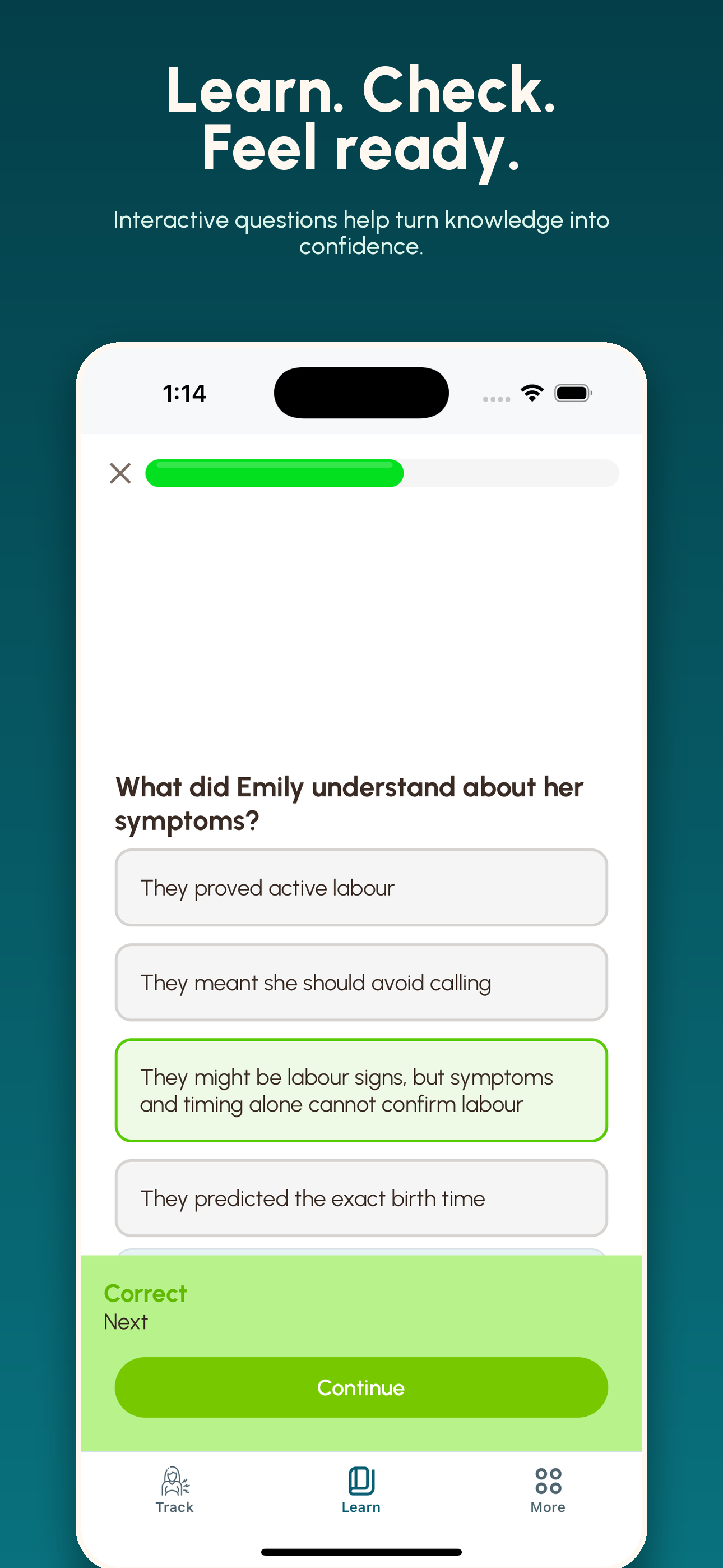 Contractions Tracker Timer screenshot 8