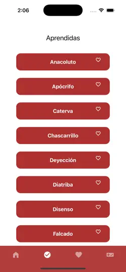 Captura de pantalla de Palabra Por Dia en iPhone 5