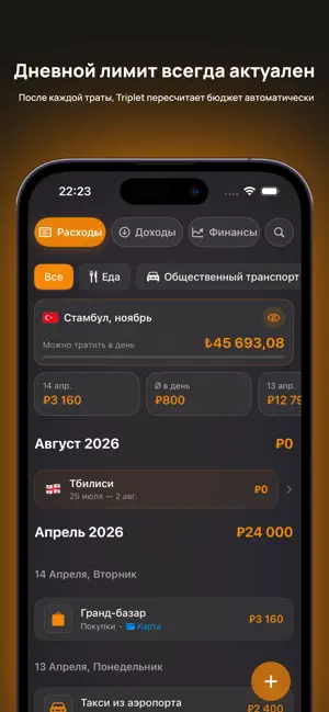 Triplet: трекер расходов screenshot 1