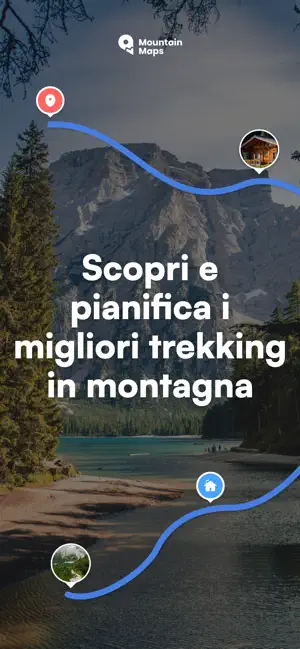 Mountain Maps: Trekking iPhone screenshot 1