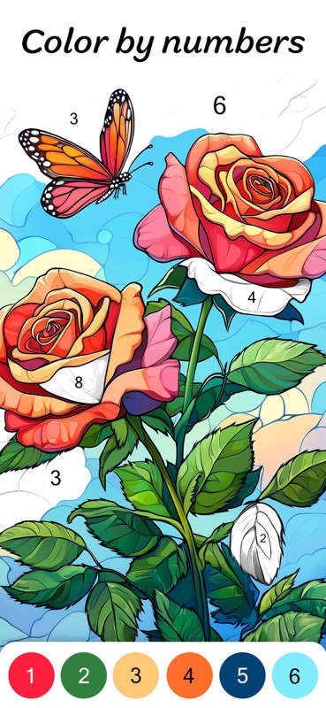 Color by Numbers for Adults screenshot 2