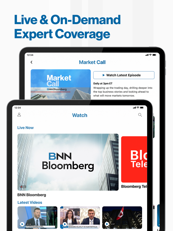 BNN Bloomberg: Finance, Stocks iPad screenshot 4 - News app