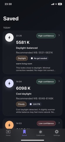 kelvin light scale Screenshot 4 of 10