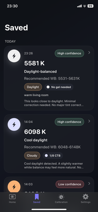 kelvin light scale Screenshot 4 of 10